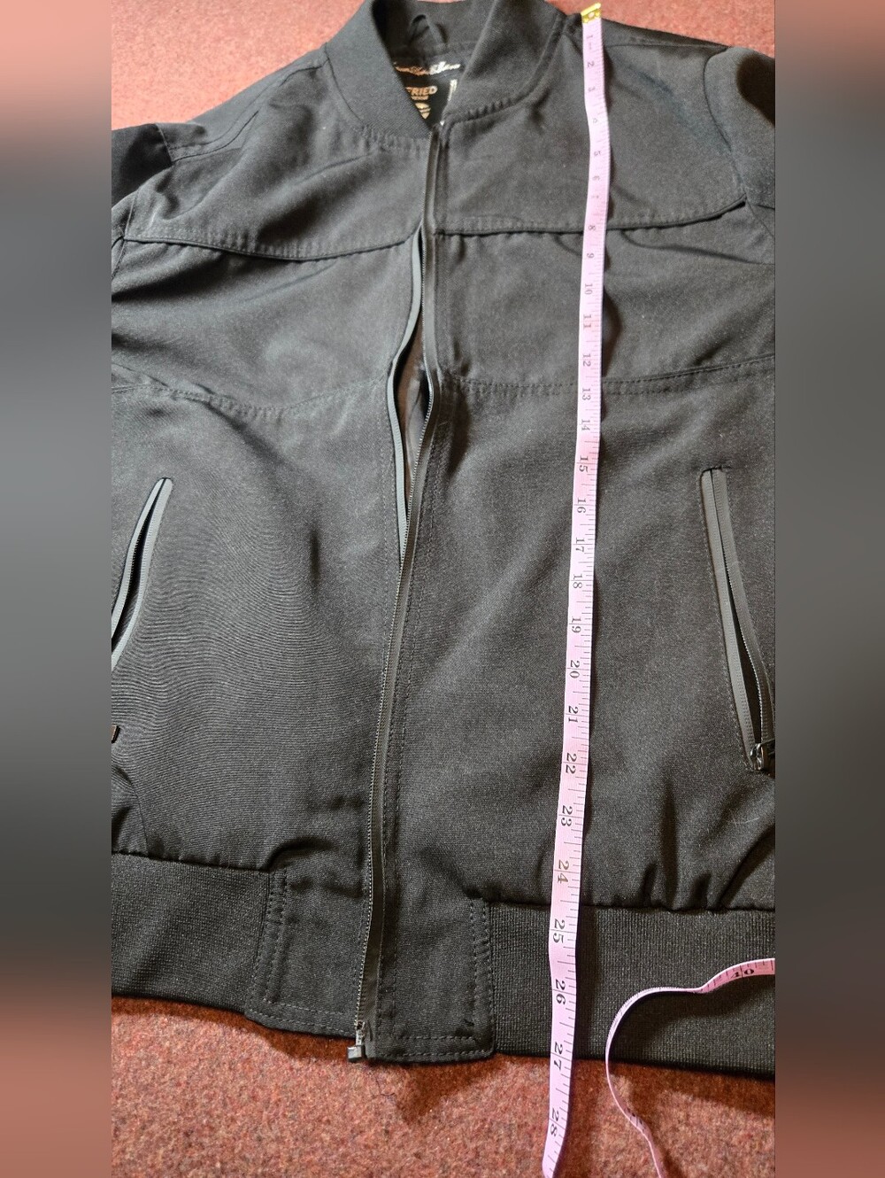 Fried Denim 2015 NYC Bomber Jacket Premium Collection Black Size Large - Picture 7 of 9
